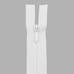 Молния трактор Arta Т5 (4.5 мм) 1 зам., разъем., 50 см, цв. 001 белый, уп.5 шт