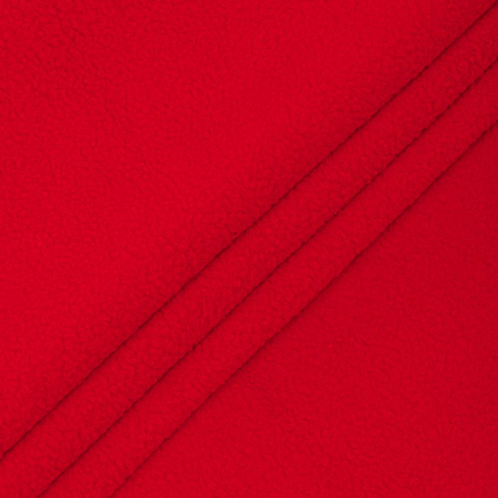 Флис 2-сторонний 190 г/м², 150 см / 2 метра, TBY-0059-S171 цв.S171 красный