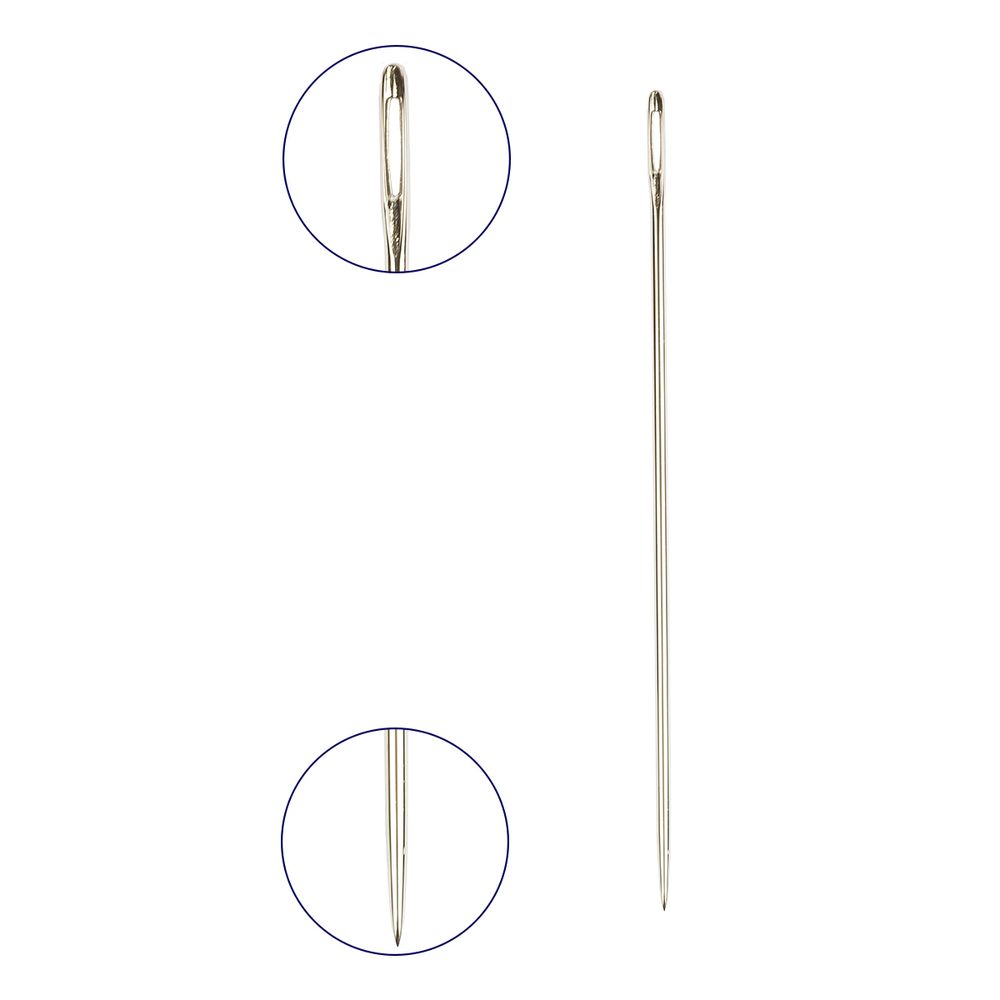 Иглы ручные для переплетных работ №4, 10 шт, Gamma N-215