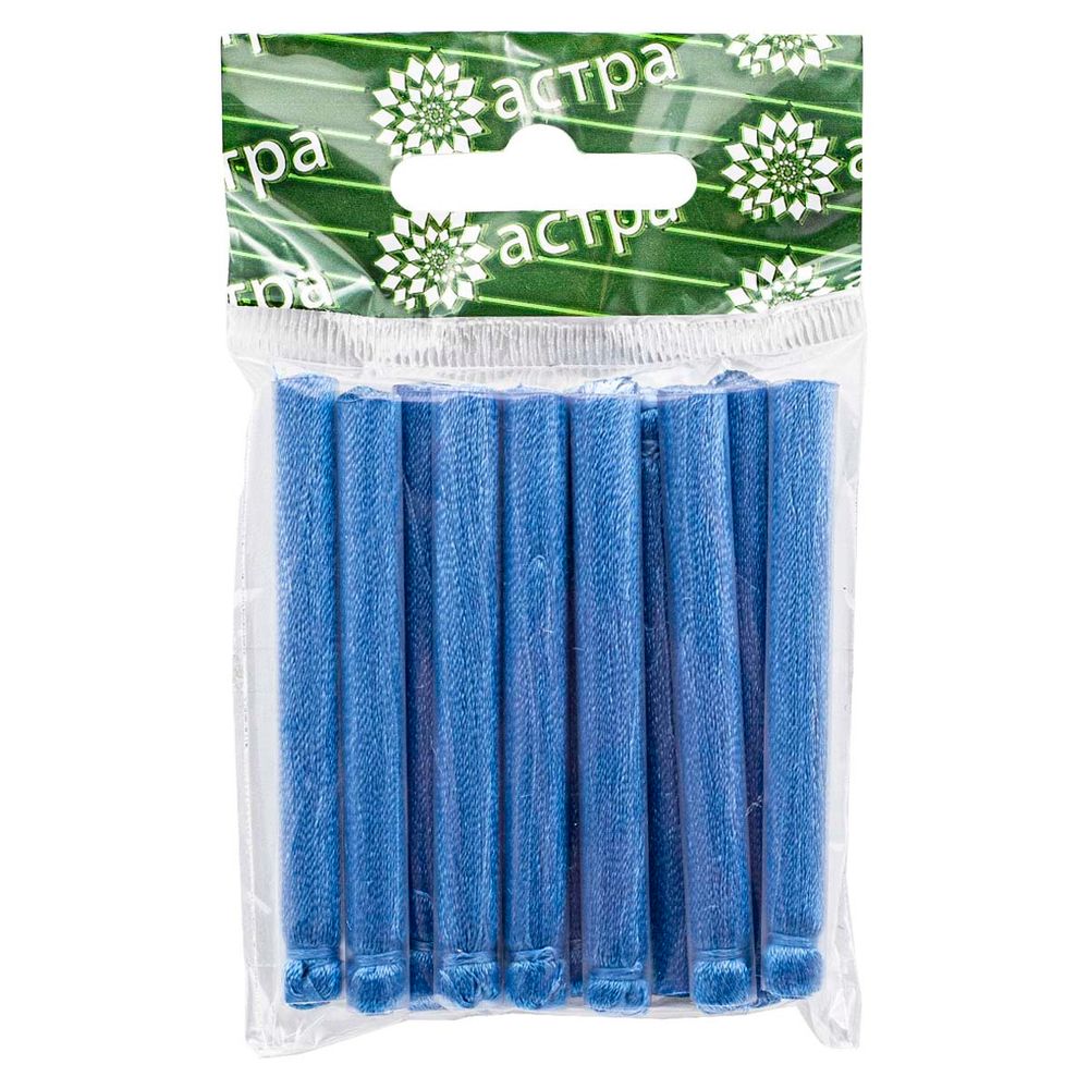 Кисти шторные 65.0 мм, декоративные, п/э, василек, уп.12 шт