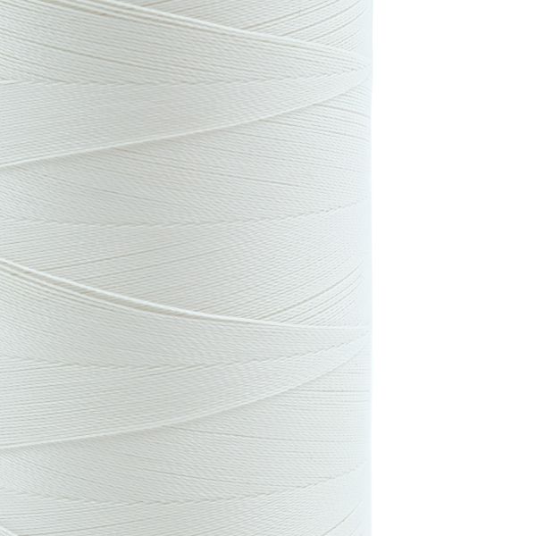 Нитки оверлочные крученые 150D/2 1500 м, цв.127 молочный