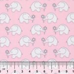Ткань для пэчворка Peppy Молочные сны фланель, рулон 112 см / 5 метров, МС-23 розовый, Peppy