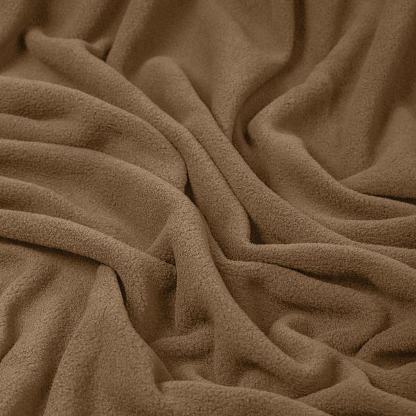 Флис 2-сторонний 190 г/м², 150 см / 2 метра, TBY-0059-296.2, цв.F296 тем.бежевый