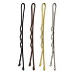 Невидимки для волос металлические 7 см, 15 шт, №04 серебряный, Zlatka HIT-70