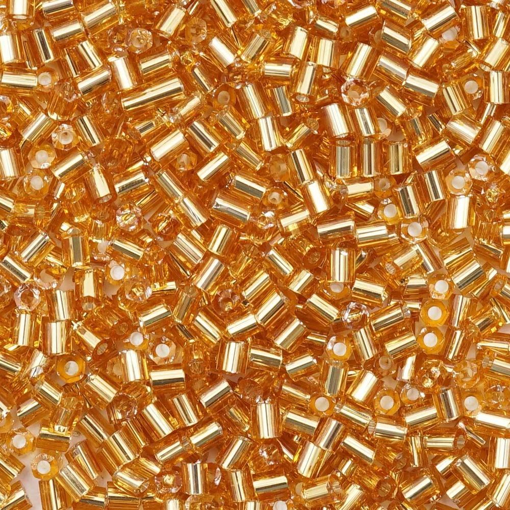 Рубка Astra&Craft 11/0 (2.1 мм), 150 г (10х15 г), цв. 22B золотой/прозр.серебрист.центр(круг.отв.)