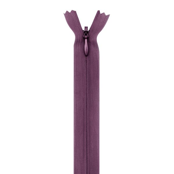 Молния потайная (скрытая) Т3 (3 мм) 1 зам., н/раз., 50 см, грязно-сирен., нейлон, 31325 / 50, 10 шт