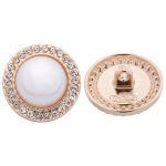 Пуговицы на ножке 32L=20 мм, металл, Gold (золотой), 10 шт, MP15