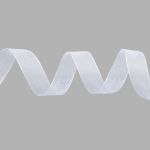 Лента капроновая (органза) 15.0 мм / 22.86±1 метра, белый