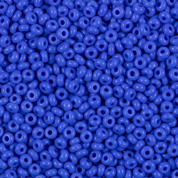 Бисер Preciosa 7/0 (3.4 мм), 50 г, 33040 голубой, 311-19001