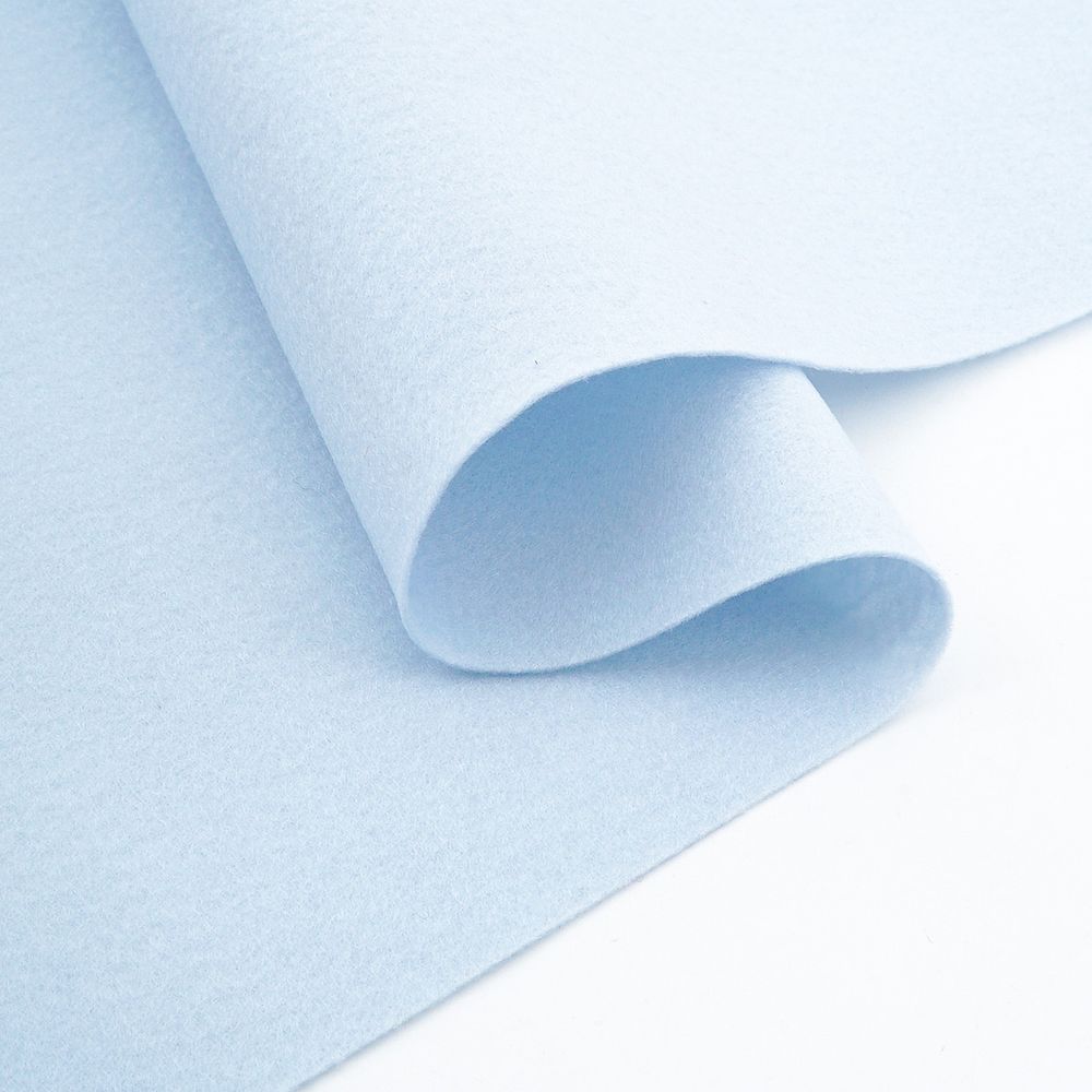 Фетр листовой мягкий 1.0 мм, 30х45 см, 10 листов, Hemline Hobby, 1 нежно-голубой, 11.041