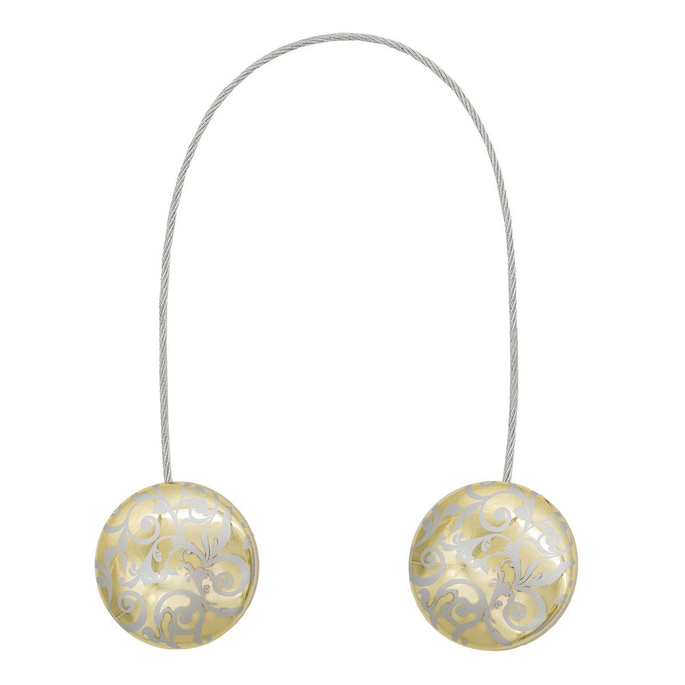 Клипсы для штор магнитные с тросом, 30см ⌀45, 2У3