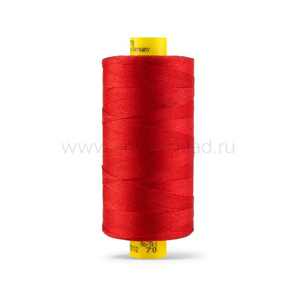 Нитка универсальная Gutermann Mara 70/2, 700 м, 702170, 156 красный, 1 катушка