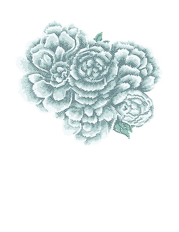 Алмазная (кристальная) мозаика Фрея, на подрамнике Голубая гортензия, 30х40 см