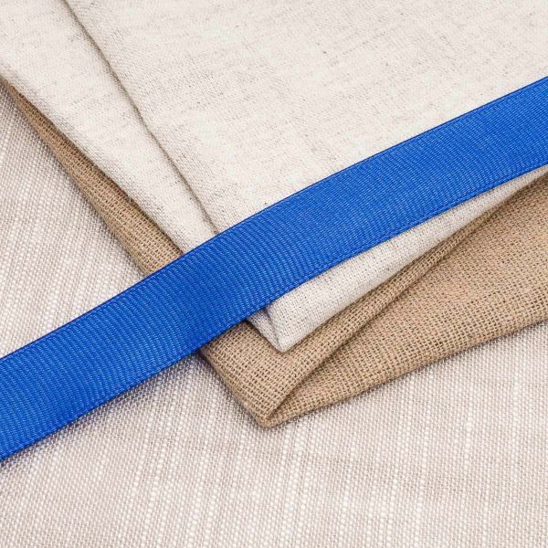 Лента репсовая (в рубчик) 20.0 мм, 155 василек, уп.18,28 м