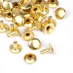 Хольнитены односторонние сталь 9х9 мм, №33, TBY.5109 цв. золото уп. 1000 шт, TBY