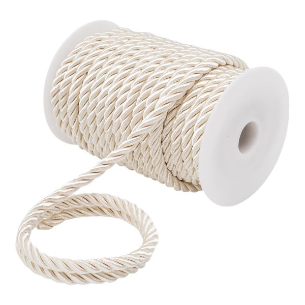 Шнур витой 8мм / 18,29м, 044 кремовый