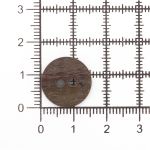 Пуговицы на 2 прокола 24L (15мм), ракушка (B-Grey (серый)), CN-S003A, 36 шт
