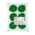 Шары декоративные из ротанга 9 см, 6 шт, №07 зеленый, Blumentag BRF-9
