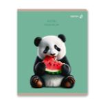 Тетрадь ученическая общая, глянцевая ламинация A5 80 л. на скобе 65 г/м², белизна 100% 5 шт клетка, 01527 Жизнь хороша!, Светоч Т203