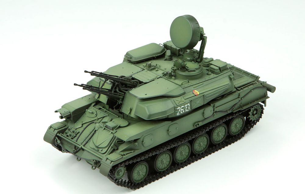 Модель сборная: зенитная самоходная установка, ZSU-23-4 Шилка 1/35, Meng TS-023