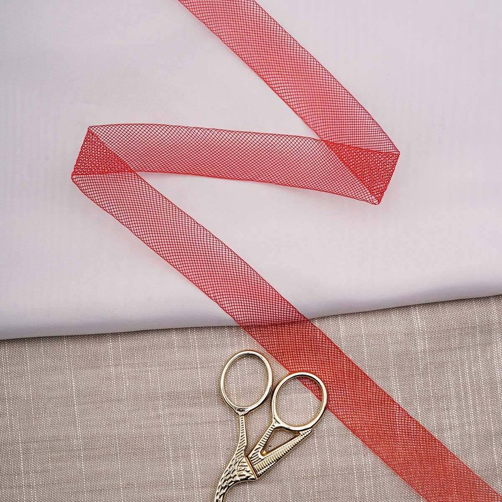 Кринолин мягкий 20.0 мм / 13.72 метра, красный, 3AR3069