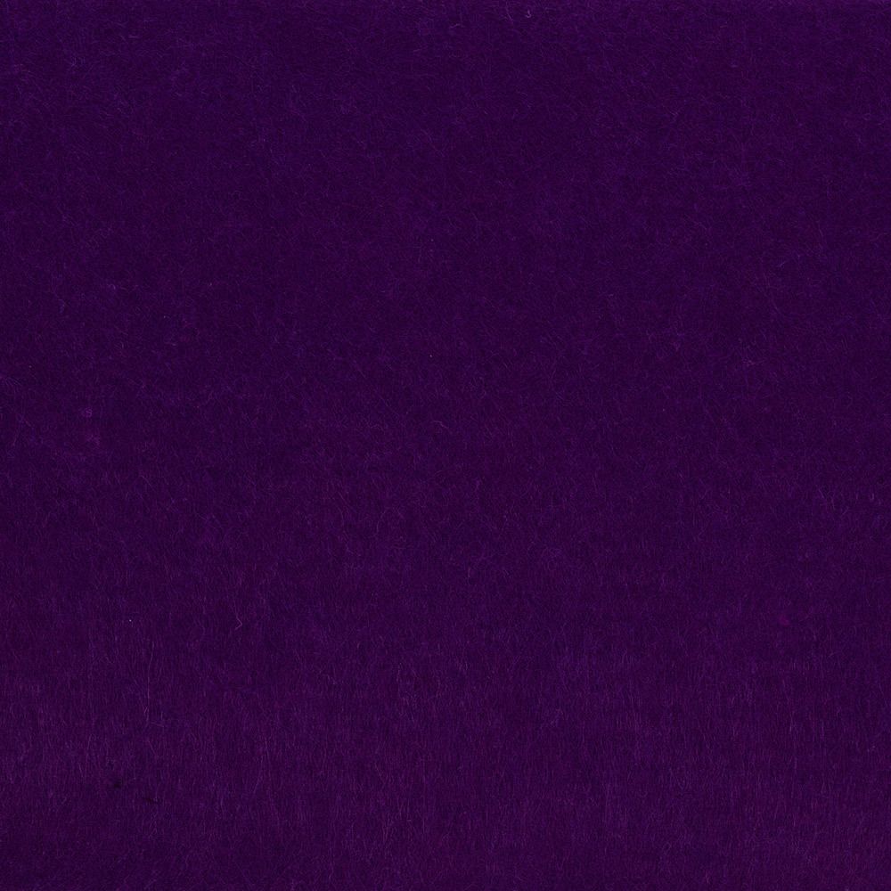 Фетр рулонный жесткий 1.0 мм, 150 см, рул. 10 метров, (FKH10), CH621 фиолетовый, Blitz