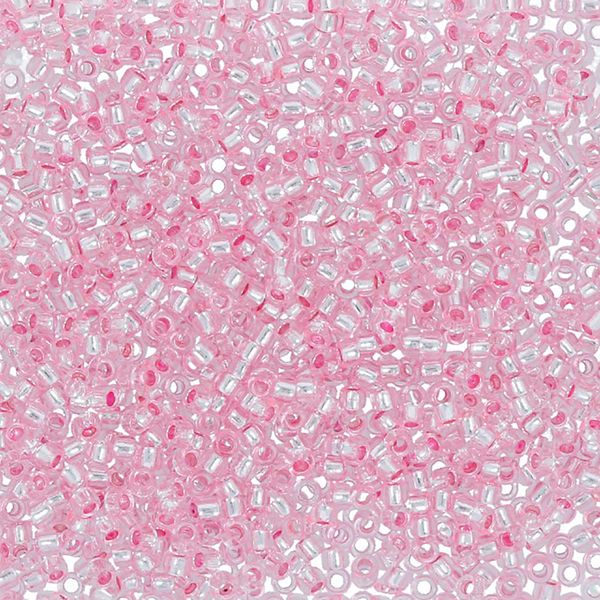 Бисер Toho 15/0 круглый (1.5 мм), 25 г (5х5 г), 0038 розовый