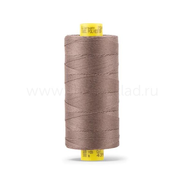 Нить отделочная Gutermann Mara 30/2, 300 м, 702404, 439 палево-коричневый, 1 катушка