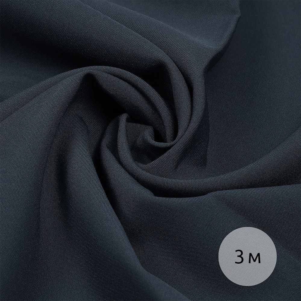 Габардин кач-во Фухуа 180 г/м², 150 см / 3 метра, TBY.Gbf.24102.S156.3, цв.S156 т.серый