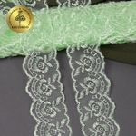 Кружево капроновое 45 мм / 9.14 м, TBS.30010 цв.080 св.салатовый, Kruzhevo