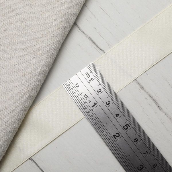 Лента атласная 1-сторонняя 25.0 мм / 22.86±1 метров, 051 ванильный, Globus