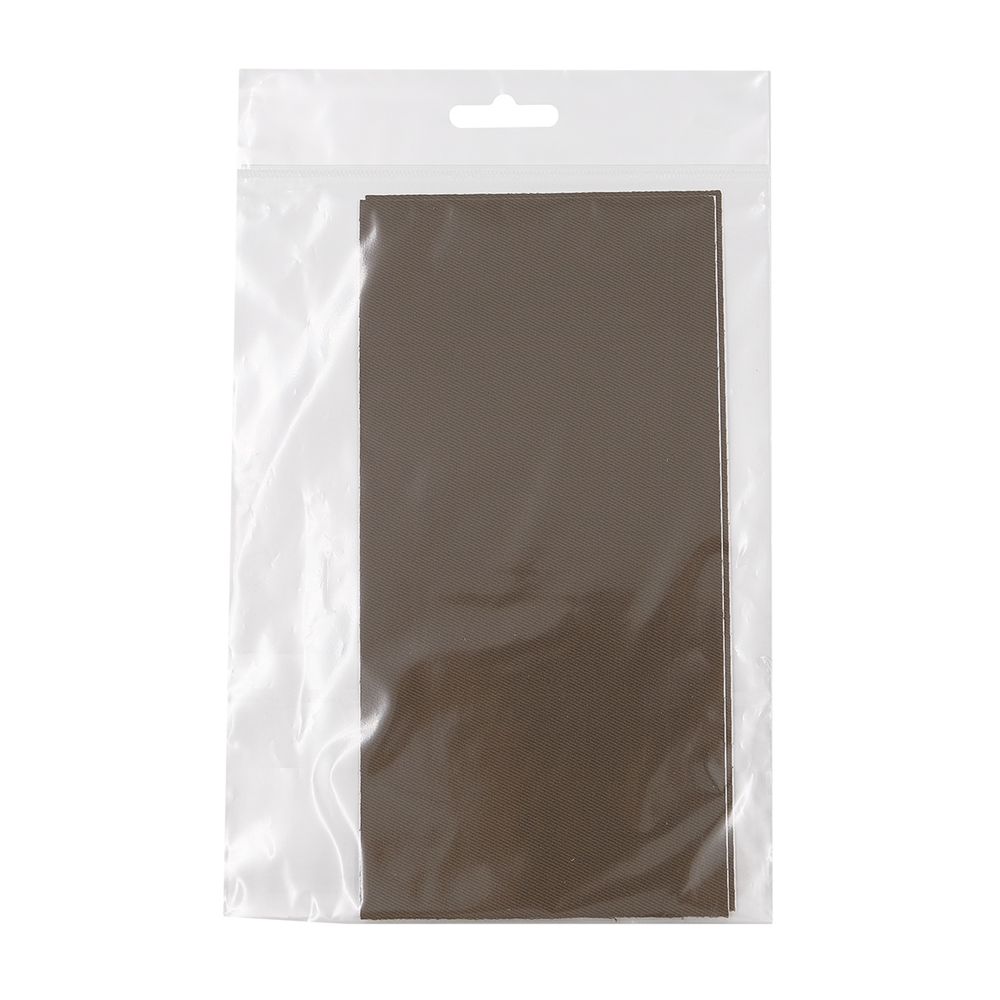 Заплатка самоклеящаяся, ткань, 100x200мм, 2 шт, (коричневый (brown)), AC01
