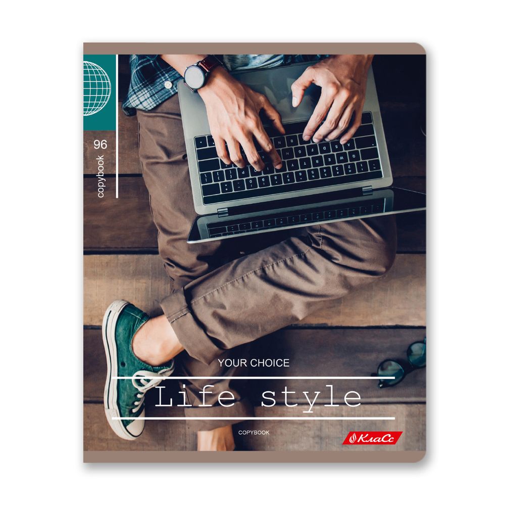 Тетрадь ученическая общая, A5+ 96 л. на скобе 60 г/м², белизна 100%, 5 шт, клетка в термоусадочной пленке, 000789 Вояж, Светоч 96ТЕТк-001