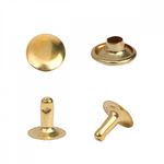 Хольнитены односторонние сталь 9х9 мм, №33, TBY.5109 цв. золото уп. 1000 шт, TBY