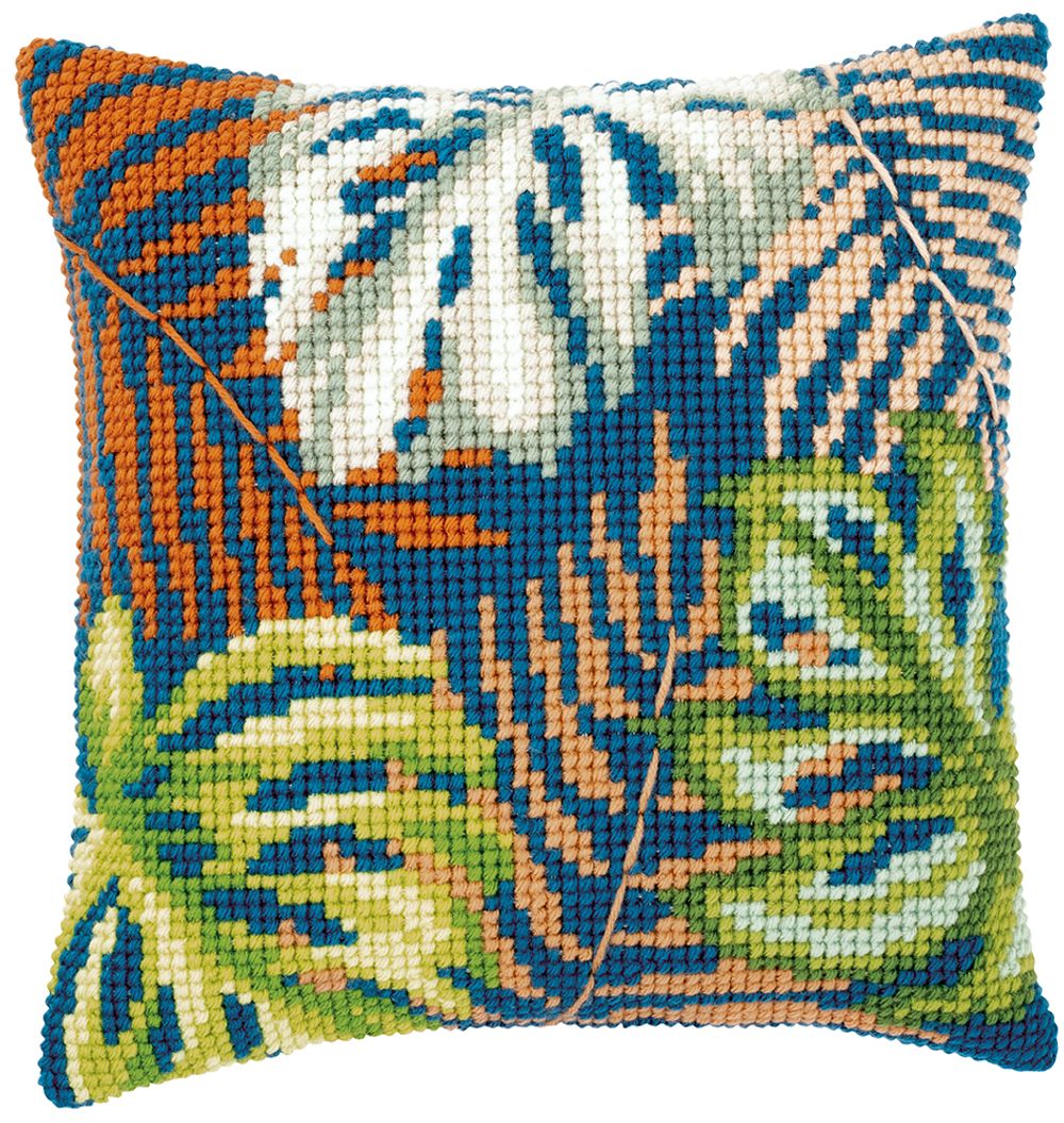 Набор для вышивания нитками Vervaco, Листья