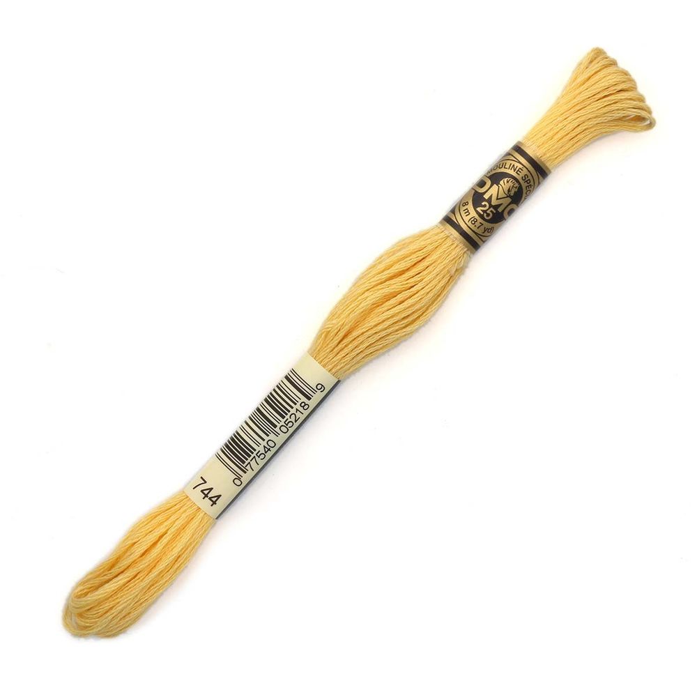 Мулине DMC 117 (744), 12 мотков по 8 метров