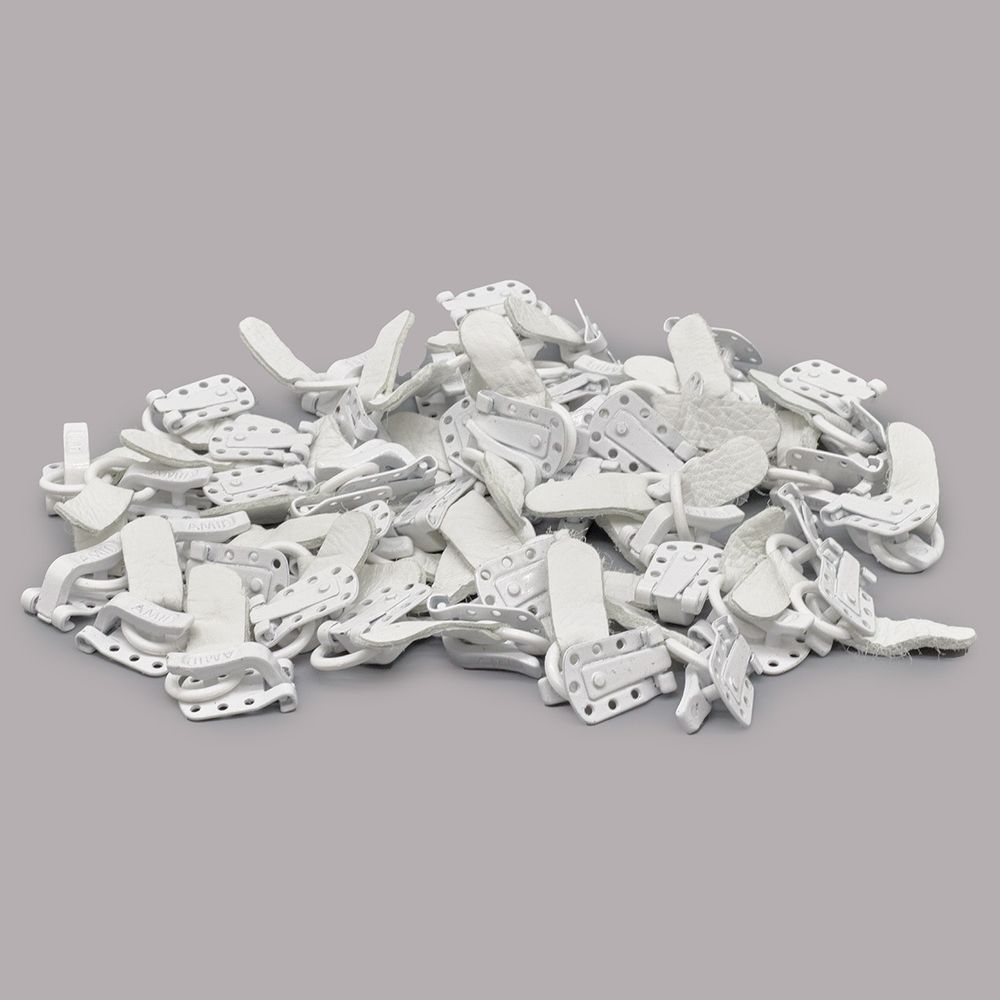 Крючок шубный Amii 50 мм, RAL 9003, 50 шт, белый