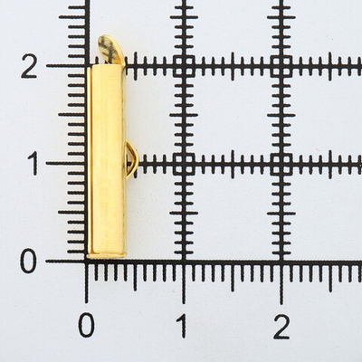 Концевик для бисерного полотна, 20 мм, 4 шт/упак, Astra&Craft (золото), 4AR2035