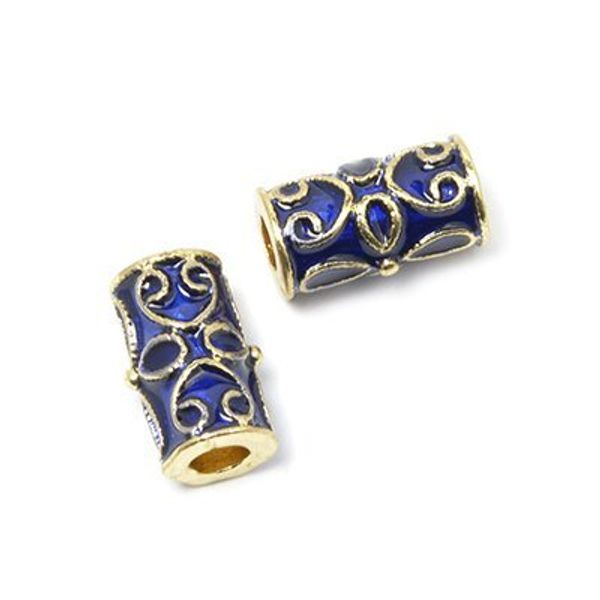 Бусины металл с эмалью (чашечки для бусин) Tesoro TS.5827, Tesoro