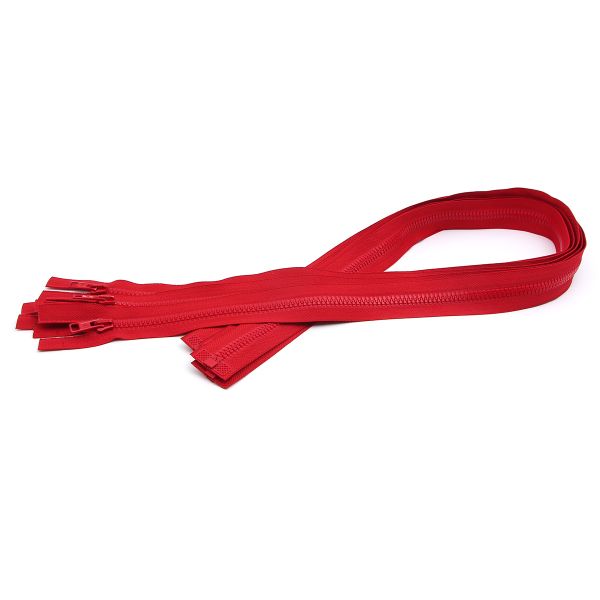 Молния трактор Arta Т6 (6 мм) 1 зам., разъем., 90 см, цв. 008 красный, уп.5 шт