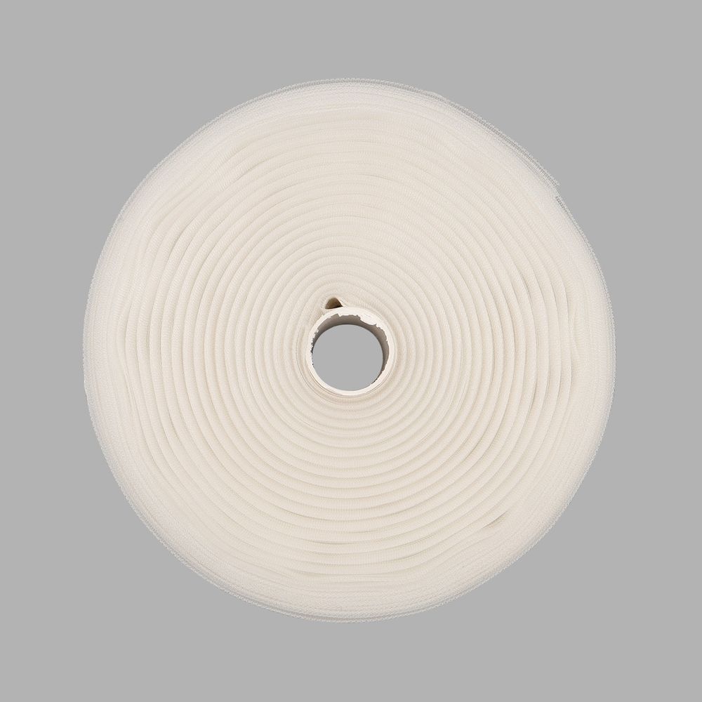 Лента (тесьма) шторная: сборка параллельная (1:2) 40 мм / 50 метров, равномерная