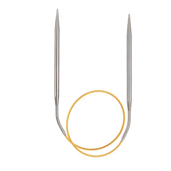 Спицы круговые ⌀4.5 мм, 40 см, с металлическим тросиком, Alpina SIL-40