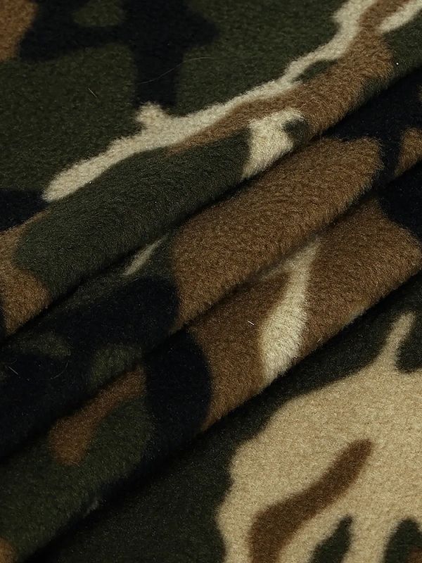 Флис 2-сторонний 190 г/м², 150 см / 10 метров, TBY-0059-К1.10, цв.К1 камуфляж