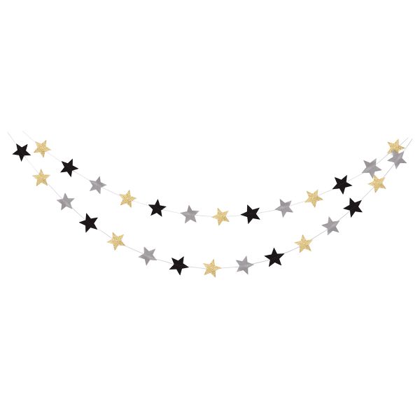 Гирлянда-растяжка 3 м, звезды, Boomzee GBZ-01