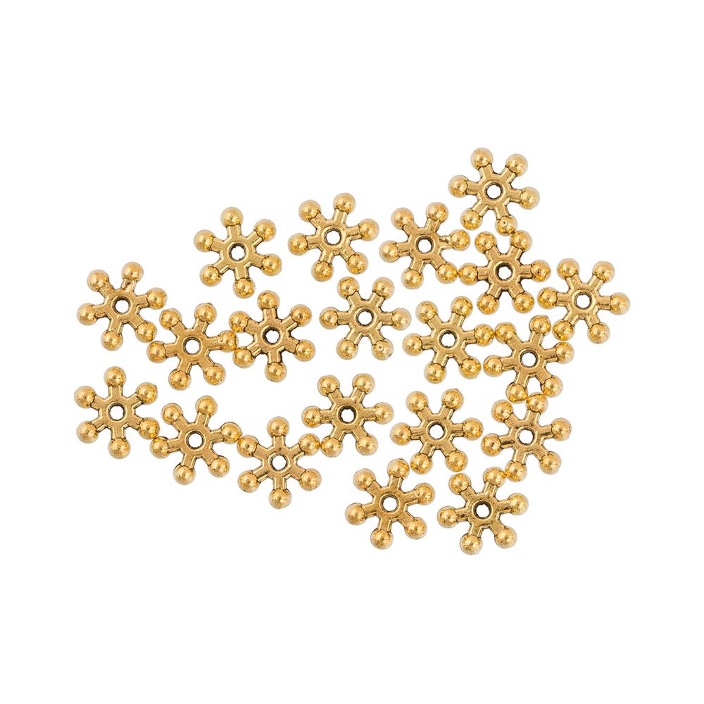 Рондели 10 мм, 20 шт, 02 под золото, Zlatka MRR-03