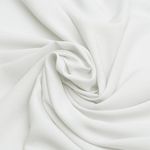 Штапель 110 г/м², 145 см / 2 метра, TBY-Vi-30-01.2, цв.01 белый
