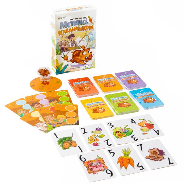 Игра настольная Метнись кабанчиком!, Эврикус BG-12071