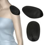 Плечевые накладки (подплечники) реглан твердые 110х165х15 мм, АТ.ОРТ15 цв.черный уп.100 пар