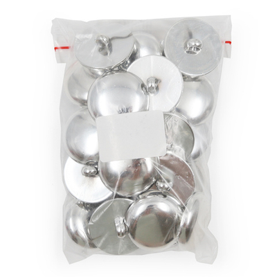Пуговицы на ножке 44L (⌀7мм) (Silver (серебристый)), 24 шт