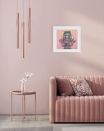 Набор для вышивания Klart 8-557, Розовое настроение, 19х19 см